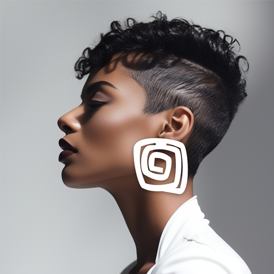 Fashion jewelry, Hoop earrings, Spiral swirl earrings, Circle earrings, African earrings, Statement earrings, Tribal earrings, Boho earrings, Chunky earrings, Oversized earrings, Dangle earrings, Polymer clay jewelry, Handmade jewelry