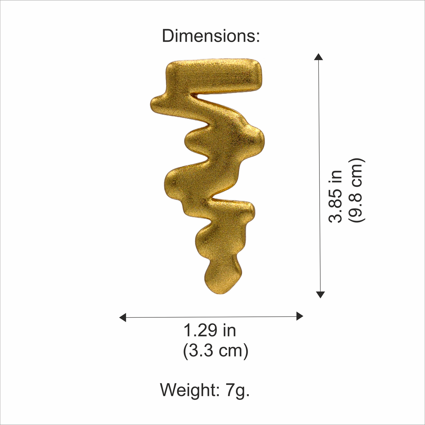 Zigzag Rhapsody Earrings / Gold