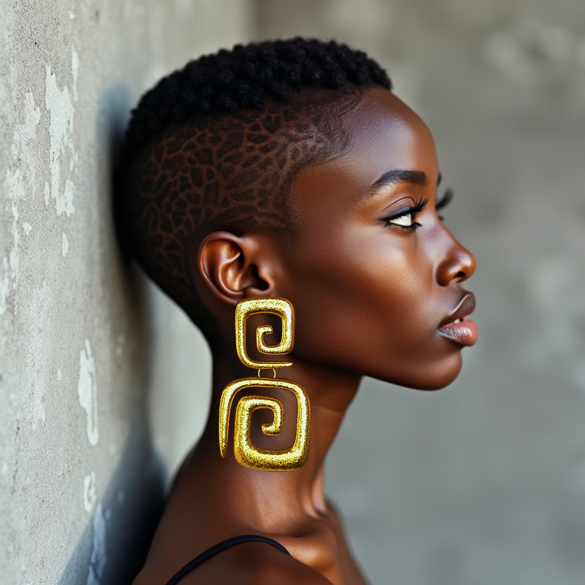 Shimmering Twists Earrings/ Gold Explore Unique Style with Our