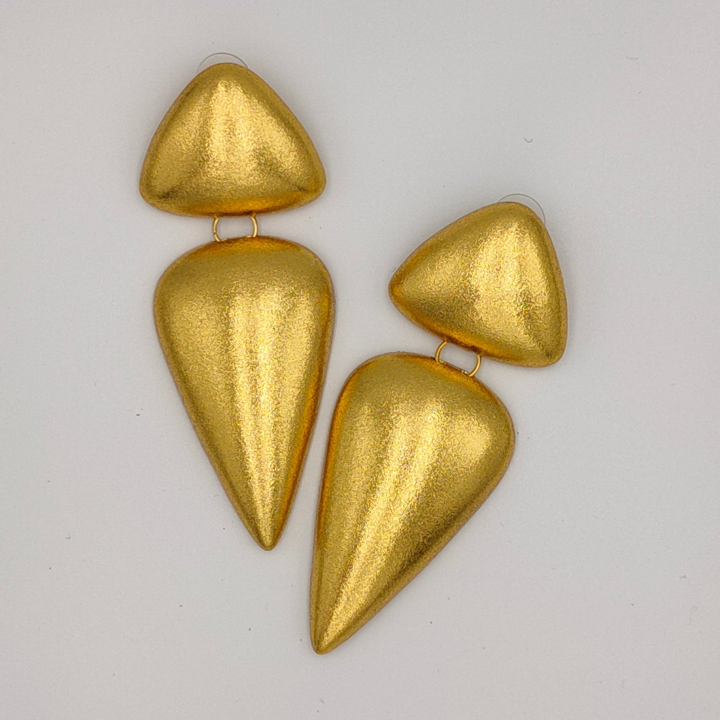 Spear Earrings / Gold