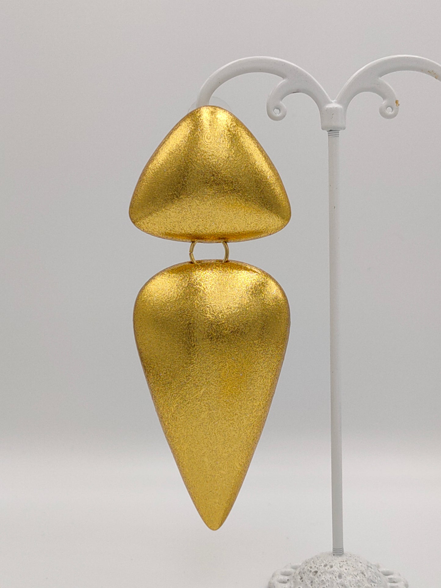 Spear Earrings / Gold