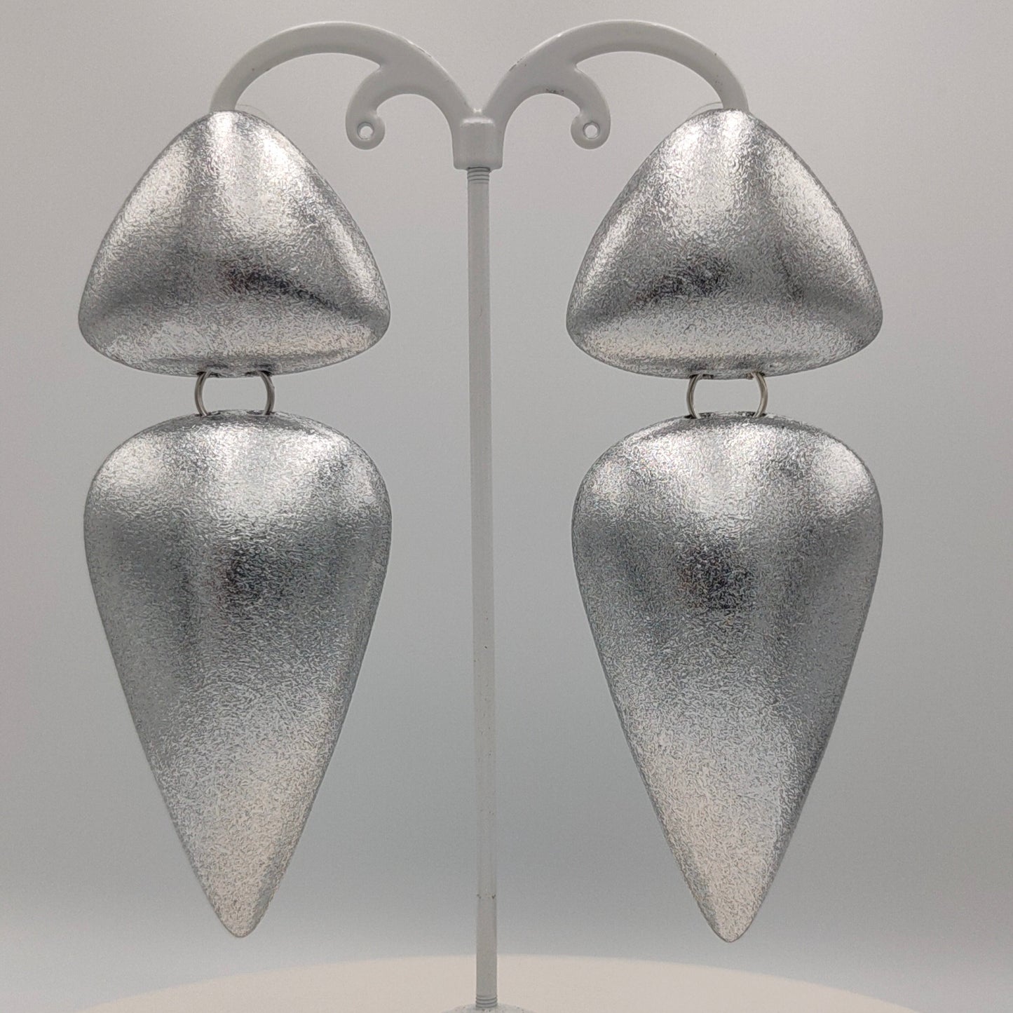 Spear Earrings / Silver