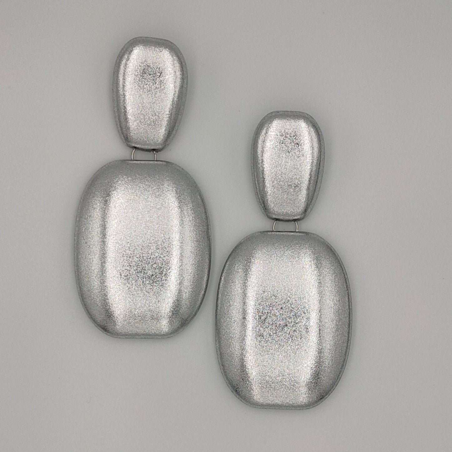 Bubble Earrings / Silver