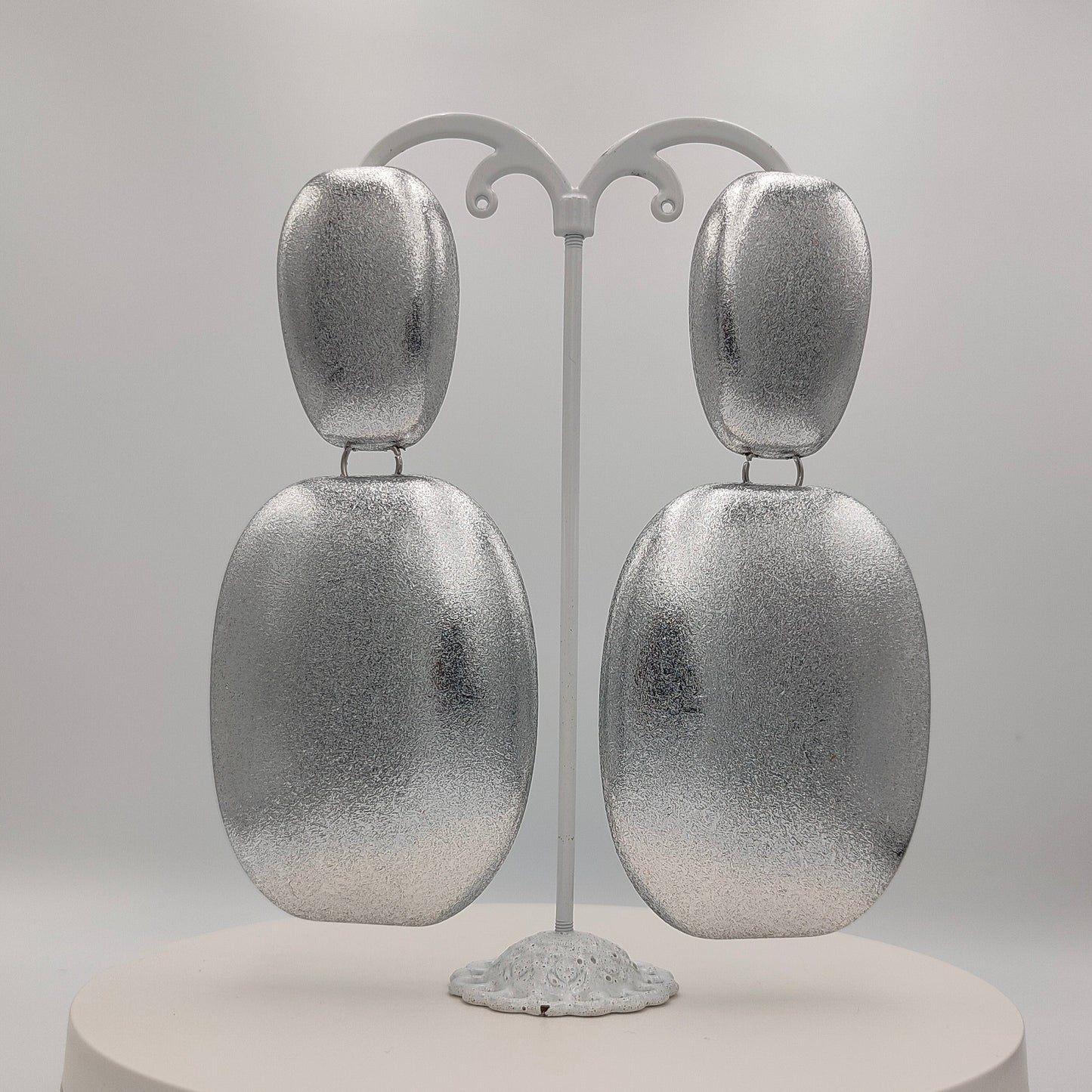 Bubble Earrings / Silver