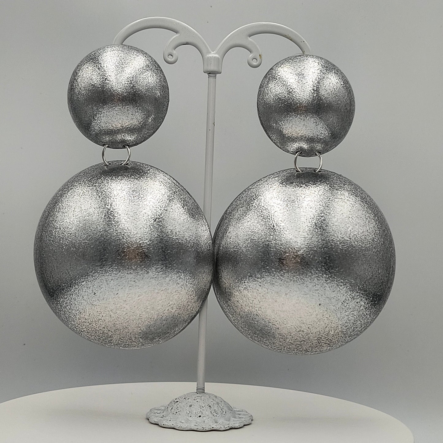 Balloons Earrings / Silver
