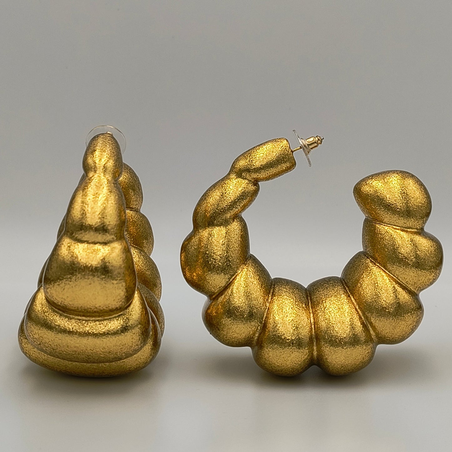 Braided Hoops / Gold