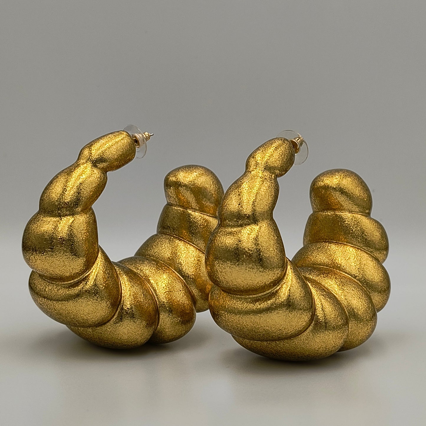 Braided Hoops / Gold