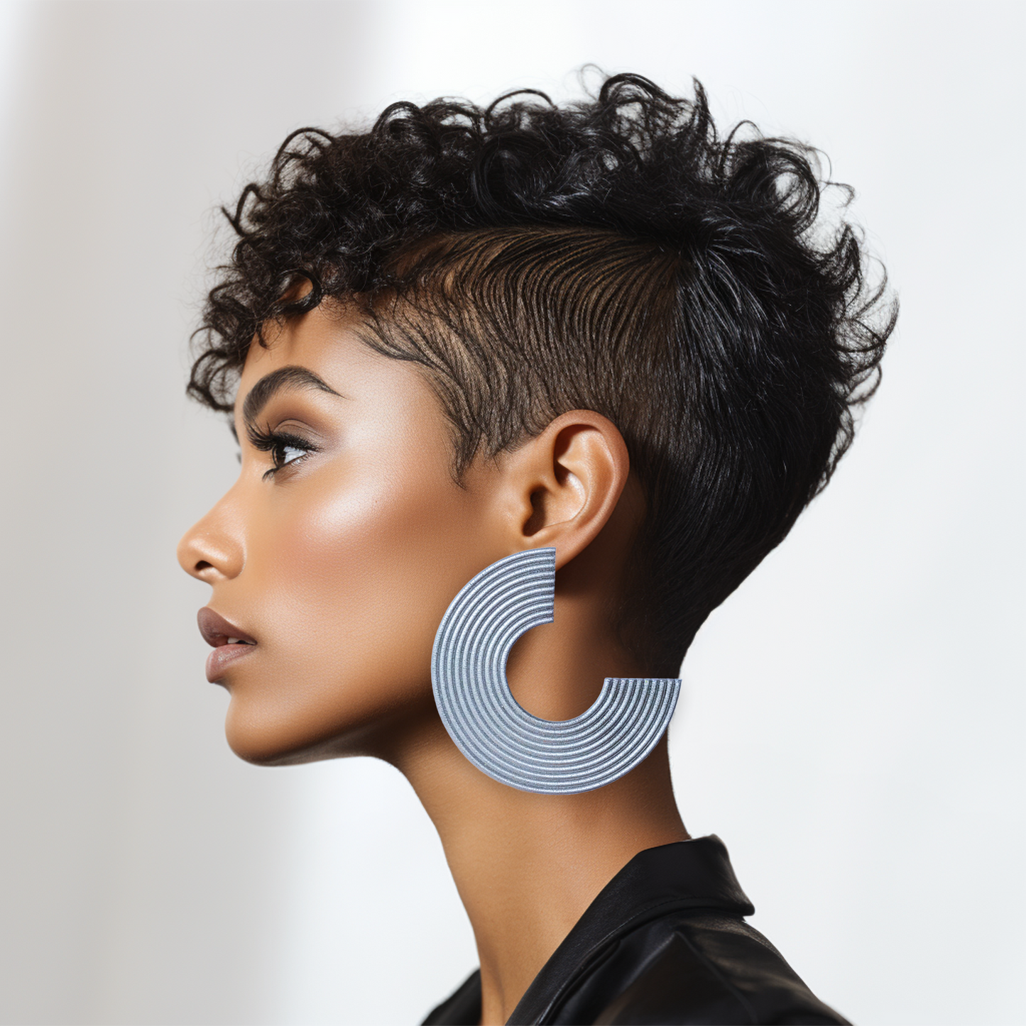 Fashion jewelry, Hoop earrings, Spiral swirl earrings, Circle earrings, African earrings, Statement earrings, Tribal earrings, Boho earrings, Chunky earrings, Oversized earrings, Dangle earrings, Polymer clay jewelry, Handmade jewelry