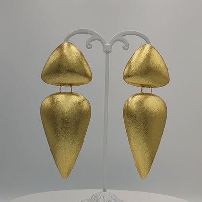 Spear Earrings / Gold