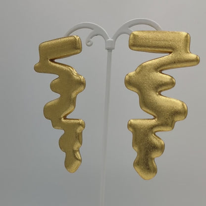 Zigzag Rhapsody Earrings / Gold