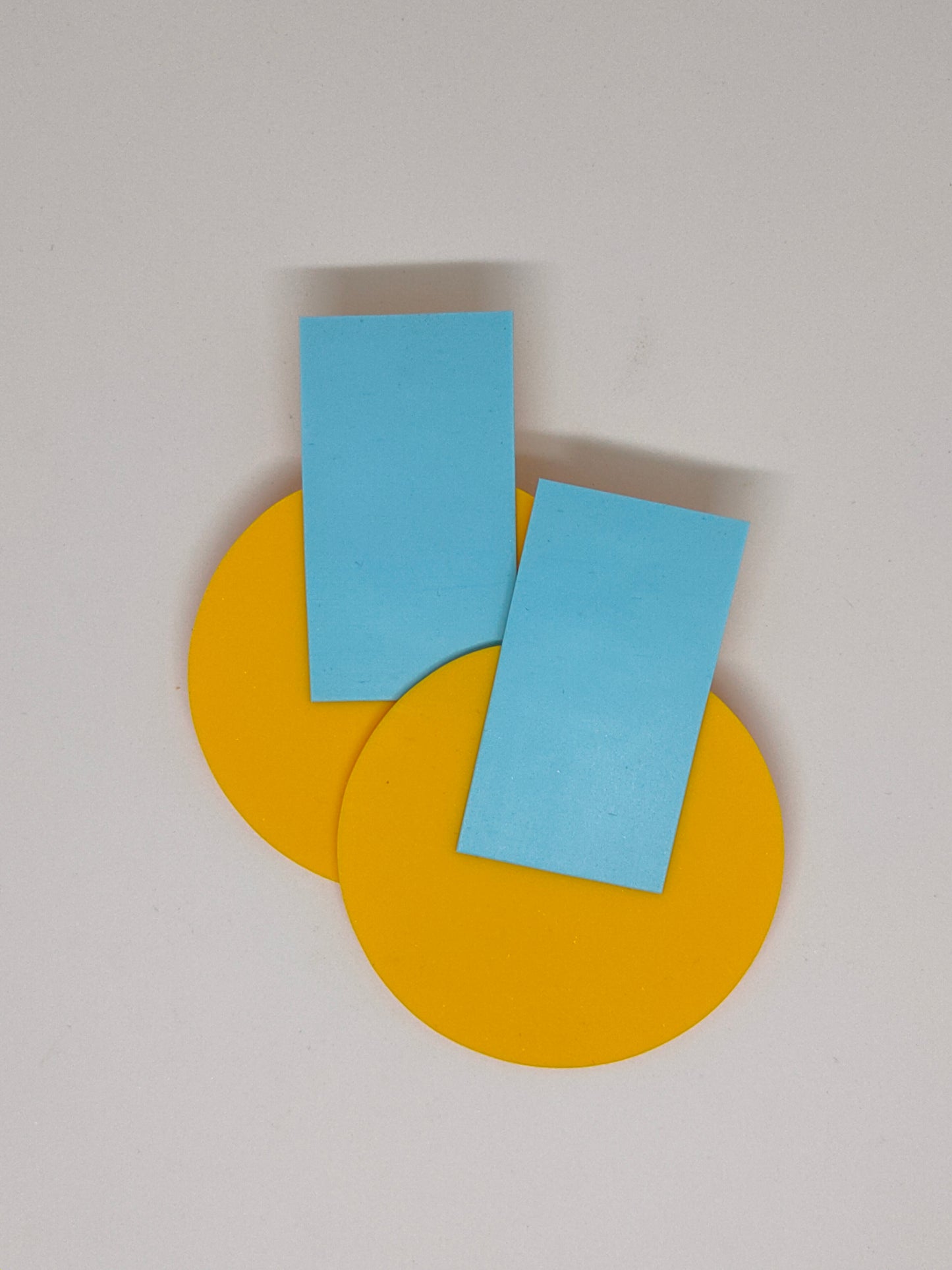 Ukraine flag colours Earrings/ Blue+Yellow