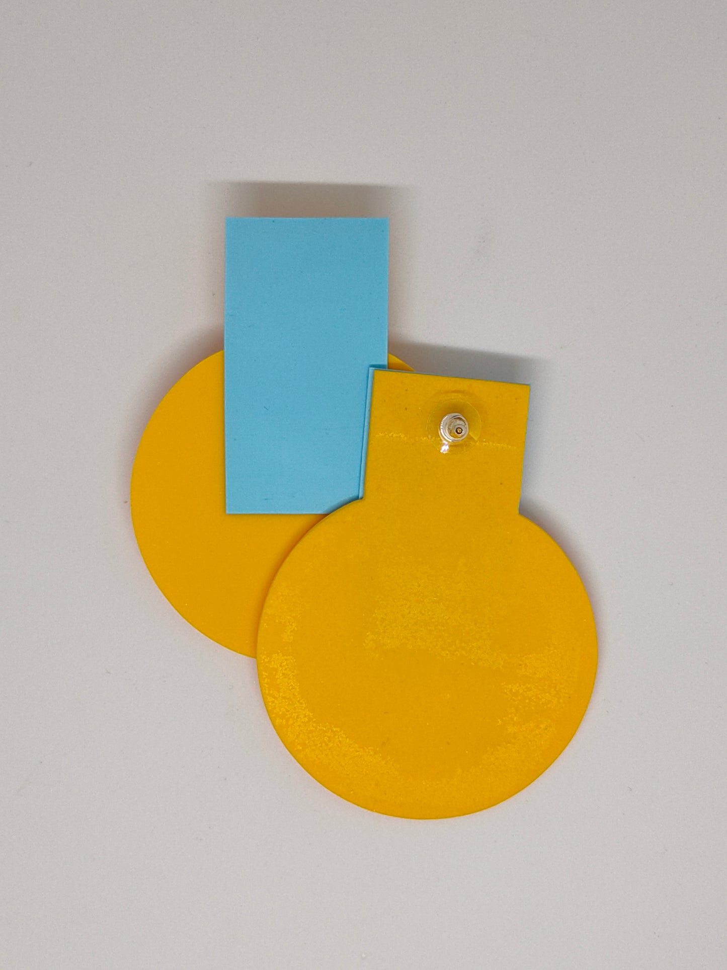 Ukraine flag colours Earrings/ Blue+Yellow