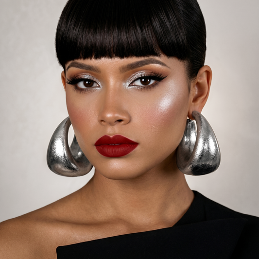 Mega Hoops / Silver