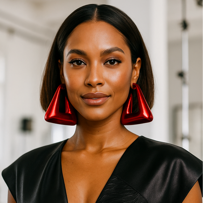 Pyramid Hoops / Red