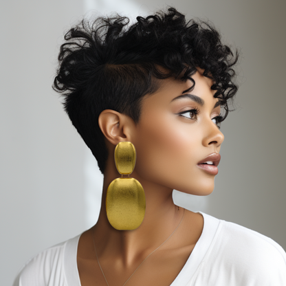 Bubble Earrings / Gold