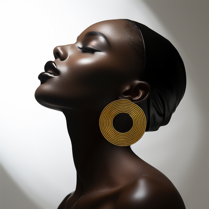 Fashion jewelry, Hoop earrings, Spiral swirl earrings, Circle earrings, African earrings, Statement earrings, Tribal earrings, Boho earrings, Chunky earrings, Oversized earrings, Dangle earrings, Polymer clay jewelry, Handmade jewelry