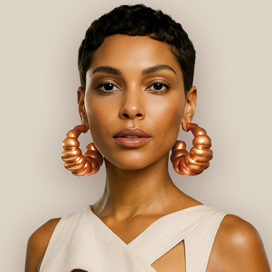 Braided Hoops / Copper