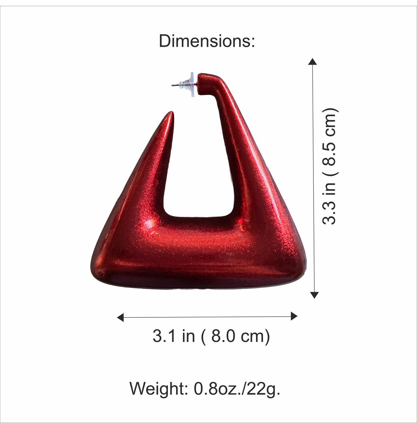 Pyramid Hoops / Red