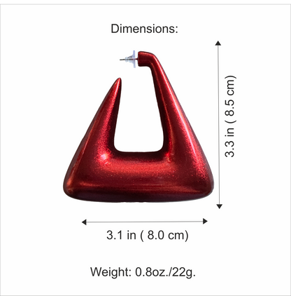 Pyramid Hoops / Red