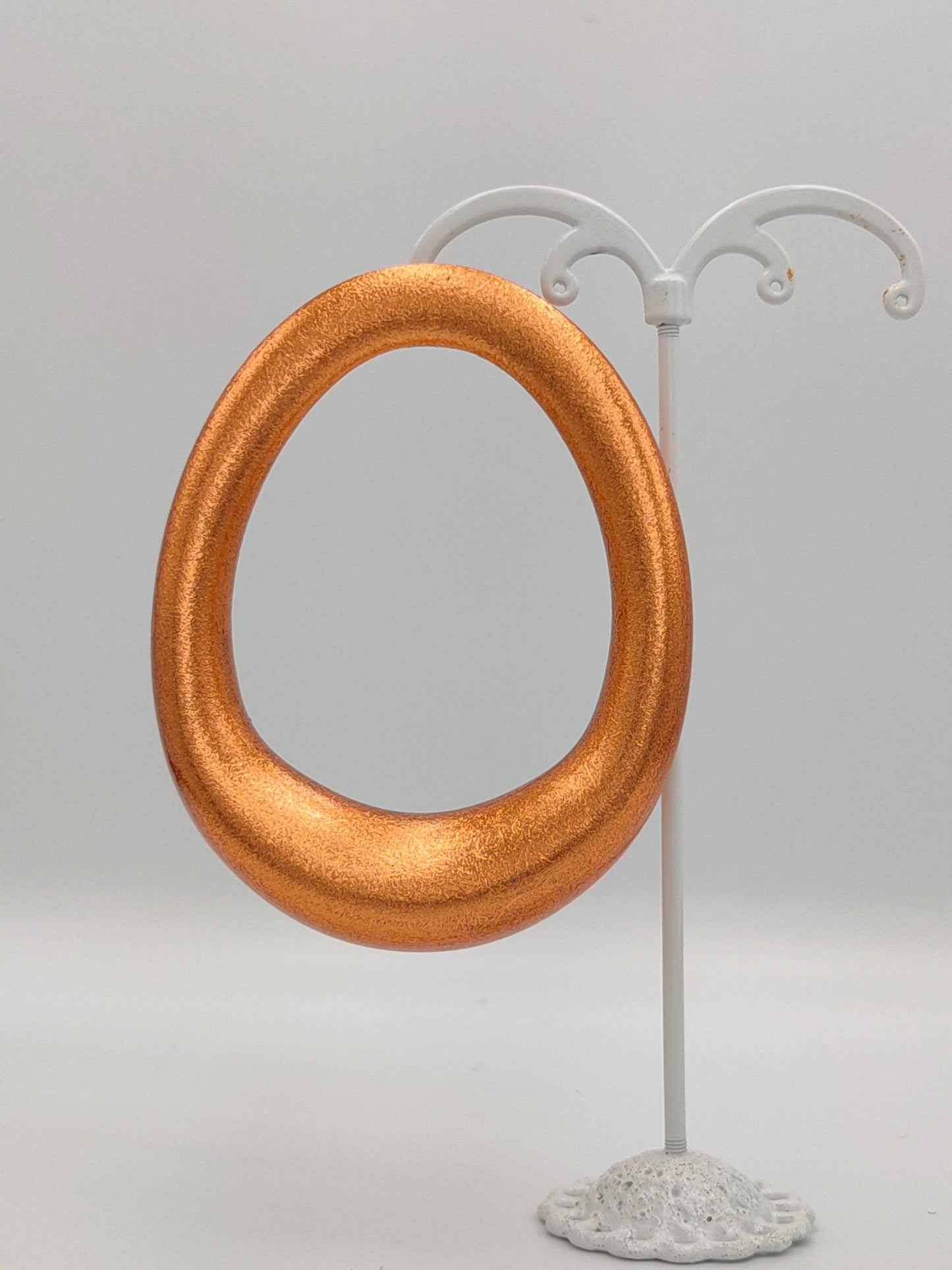 Chunky Hoop Earrings / Copper