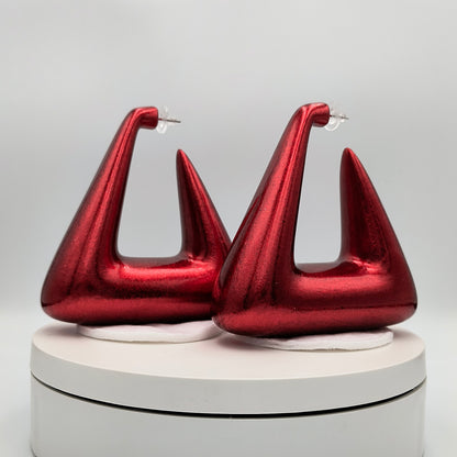 Pyramid Hoops / Red