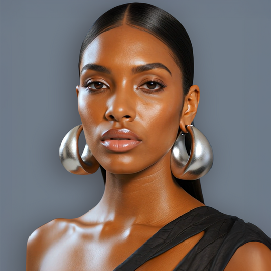 Mega Hoops / Silver