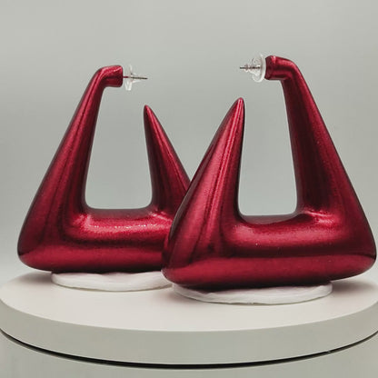 Pyramid Hoops / Red