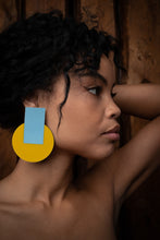 Load image into Gallery viewer, Ukraine flag colours Earrings/ Blue+Yellow
