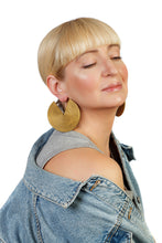 Load image into Gallery viewer, African Spiral Earrings / Gold
