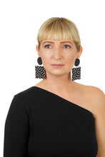 Load image into Gallery viewer, Сookies Earrings/ Black+White
