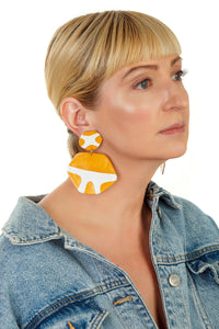 Safari Earrings / Mustard